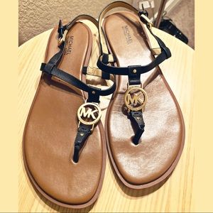 NWOT MK Logo Sandals
